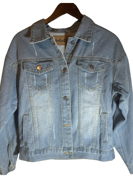 Southwest beaded Denim jacket