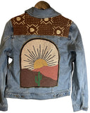 Hand Beaded Desert Dome Denim Jacket